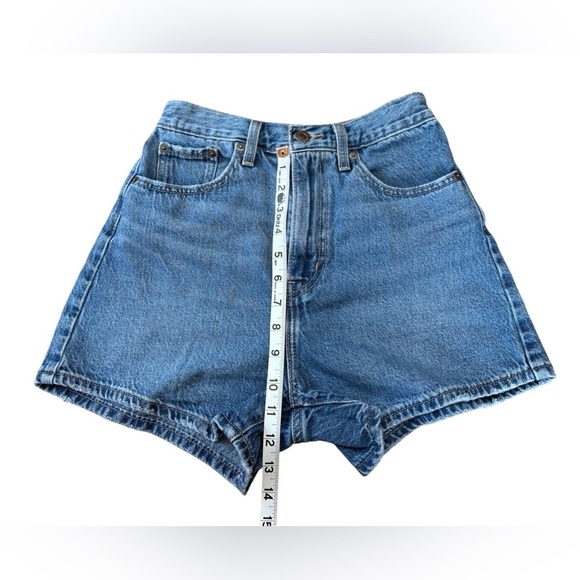 Levi's, Premium High Loose Shorts, Size 25, Blue - Picture 8 of 10